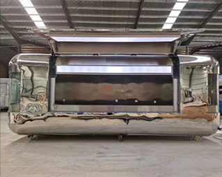 Food trailer at night market